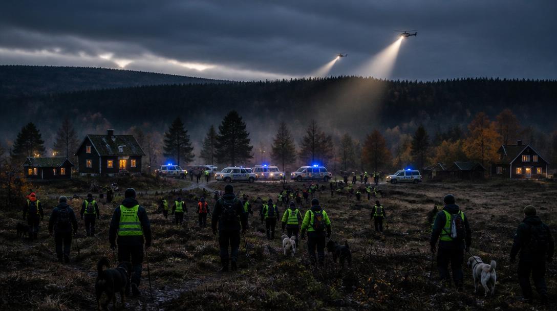 Försvunnen tvååring i Nyåker: oron stiger när sökinsatsen inte ger resultat