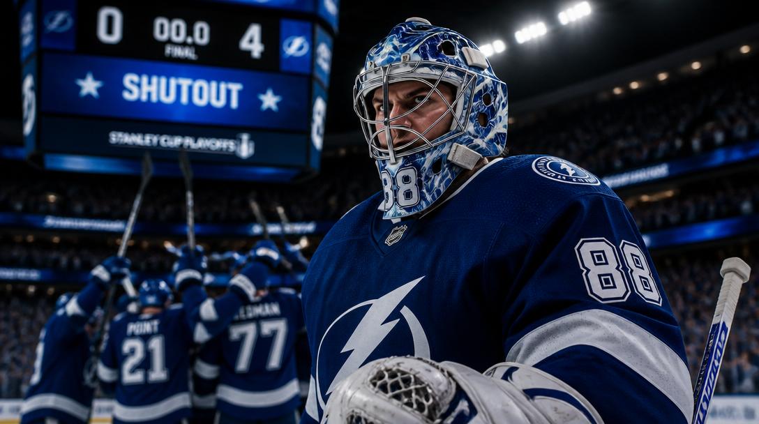 Frederik Andersen håller nollan och sätter klubbrekord i Stanley Cup-slutspelet
