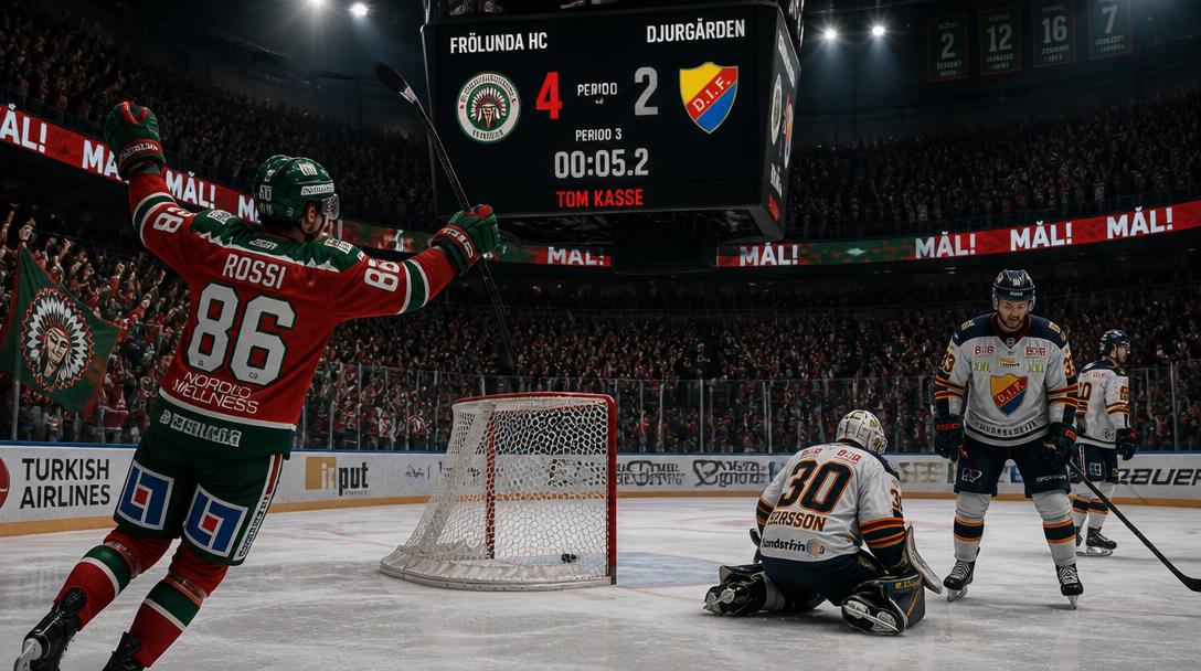 Frölunda fortsatt obesegrade i SHL efter 4–2 mot Djurgården