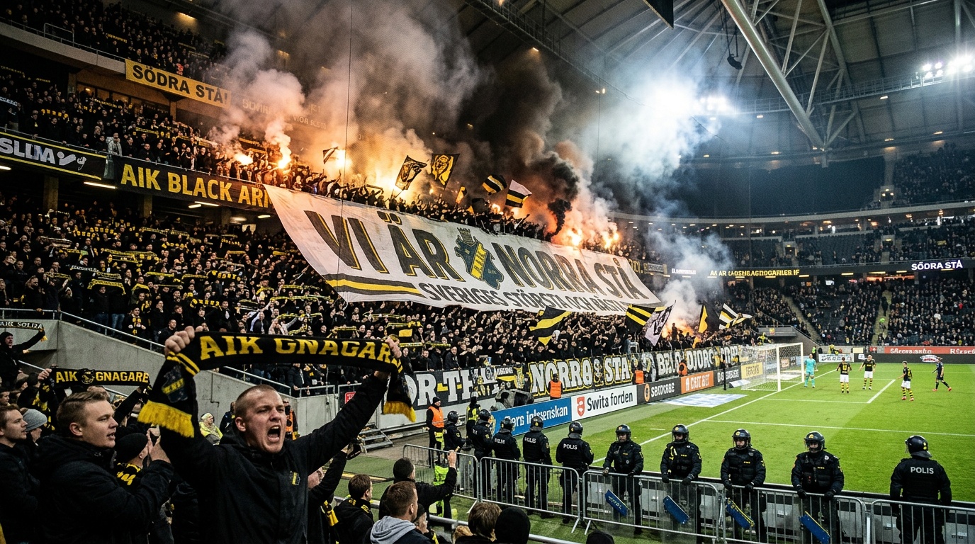 Fyra AIK-supportrar frikänns för "fängsla Per Engström"-banderoll