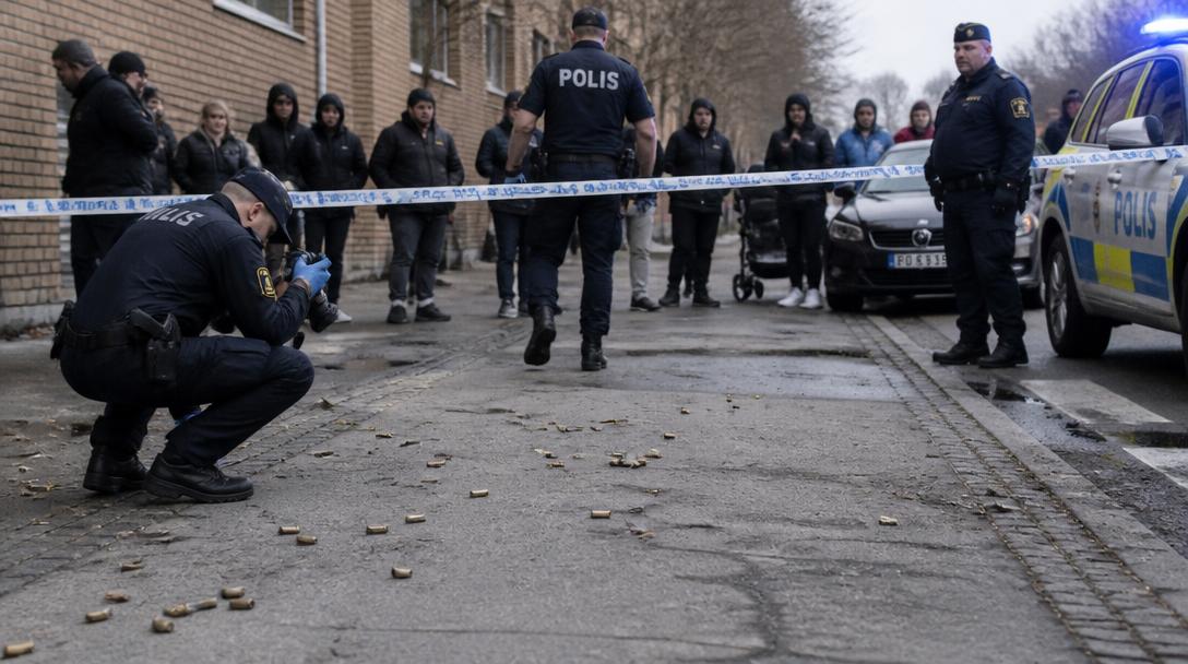 Fyra åtalas för gängmord i Göteborg där 35-åring sköts med elva skott