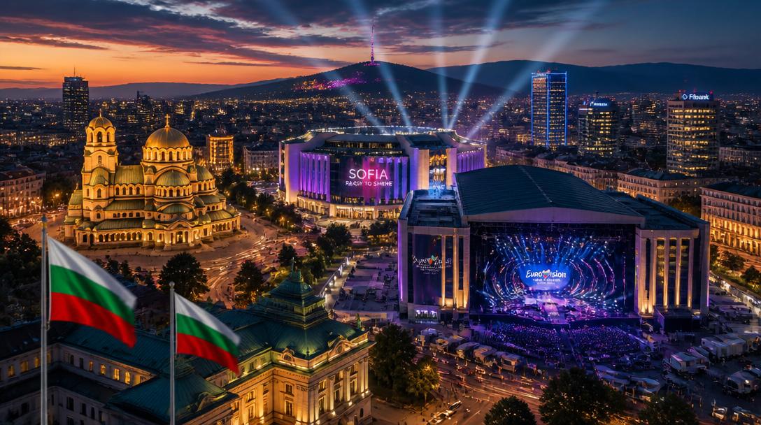 Fyra bulgariska städer tävlar om att få arrangera Eurovision 2027