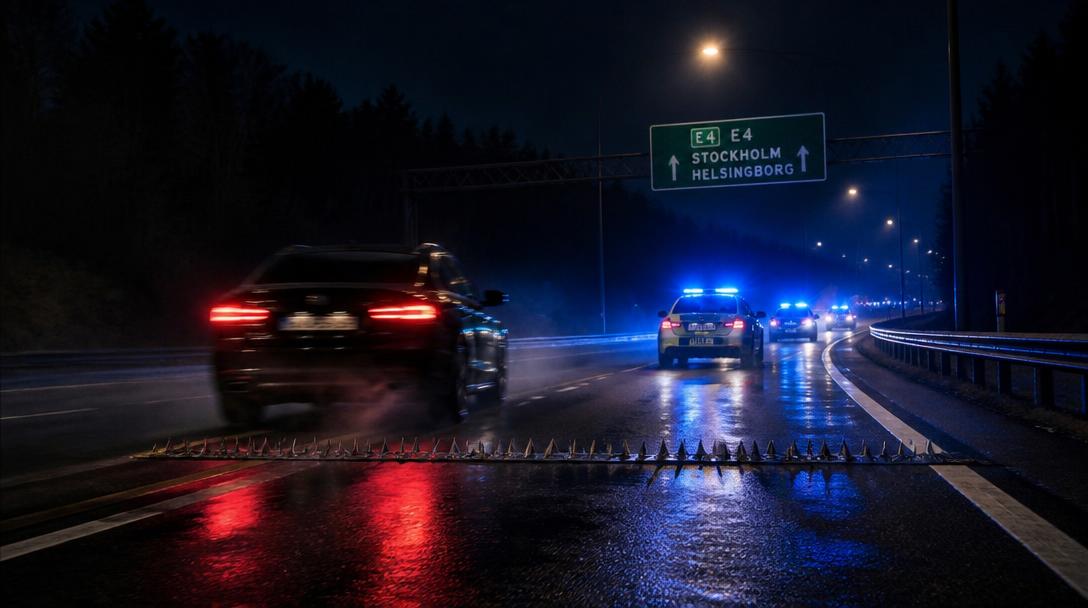 Fyra pojkar under 15 år stoppades efter biljakt i Småland