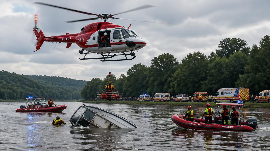 Fyra räddades ur Göta älv efter kantringsincident i Trollhättan