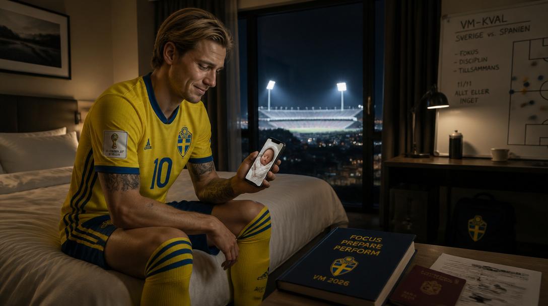 Gabriel Gudmundsson blev pappa timmar innan VM-åttondelsfinalen mot Frankrike