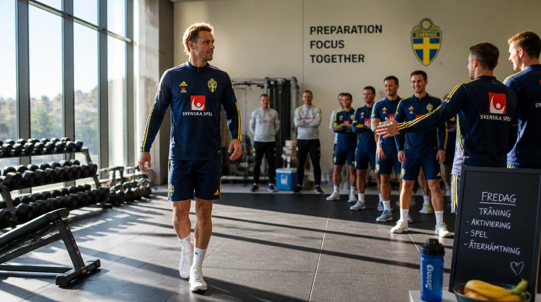 Gabriel Gudmundsson frisk och redo för full träning med landslaget