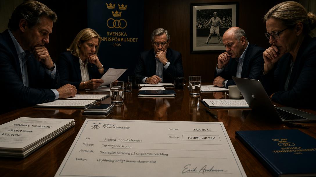 Gardell frias av Riksidrottsnämnden efter tenniskupp med 100 miljoner