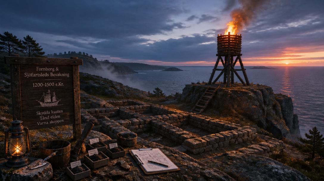 Geologiska fynd tyder på att Sveriges äldsta fyrplats finns i Falsterbo
