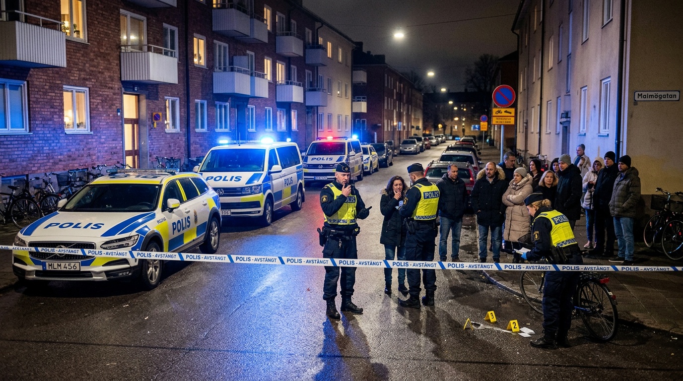 Grannbråk med 20-tal inblandade i Malmö – en gripen