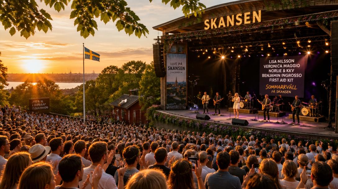 Greekazo, Felicia och 40 andra artister gästar "Allsång på Skansen" i sommar