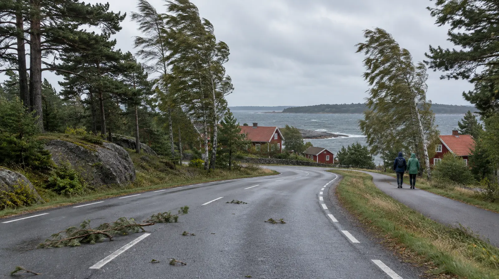 Gul vindvarning för östra Svealand och Gävleborg på fredagen