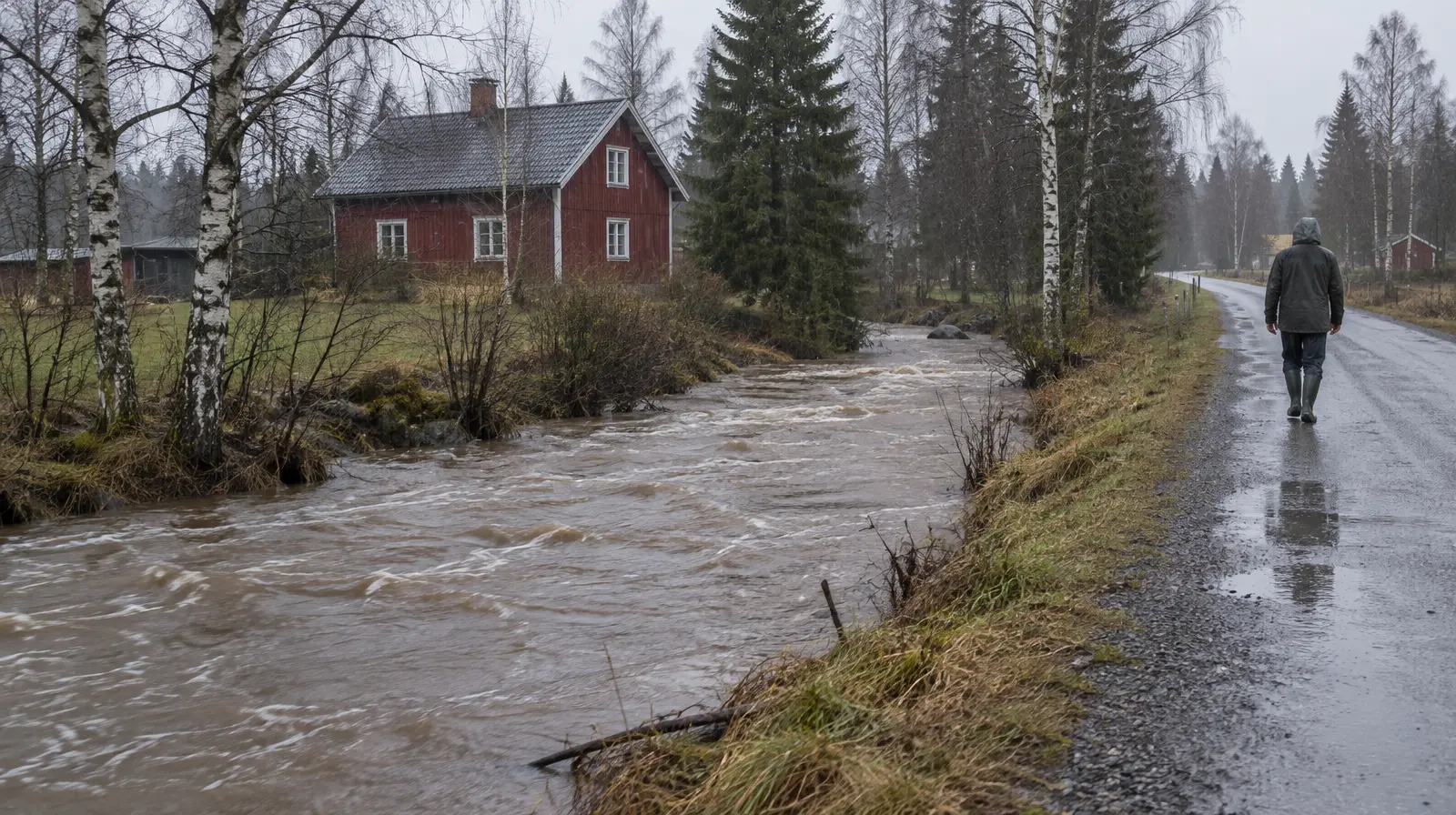 Gula varningar för regn och snö: upp till 100 millimeter regn i Gävleborg