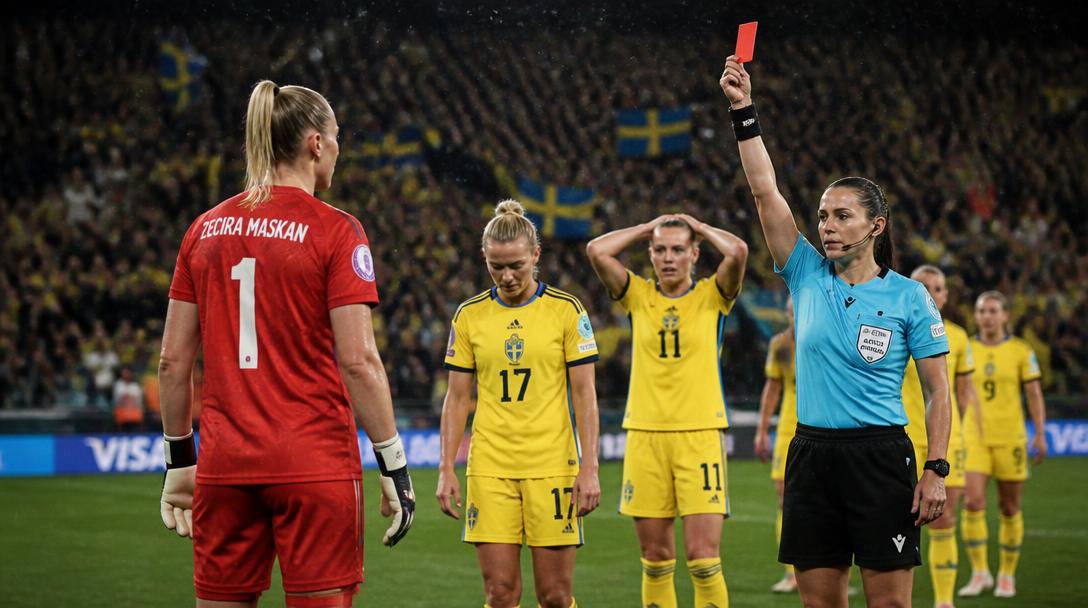 Häcken förlorade CL-premiären mot Inter med 0–1, målvakt utvisad