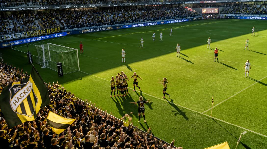Häcken krossar Uppsala med 9–0 och ökar ledningen i damallsvenskan