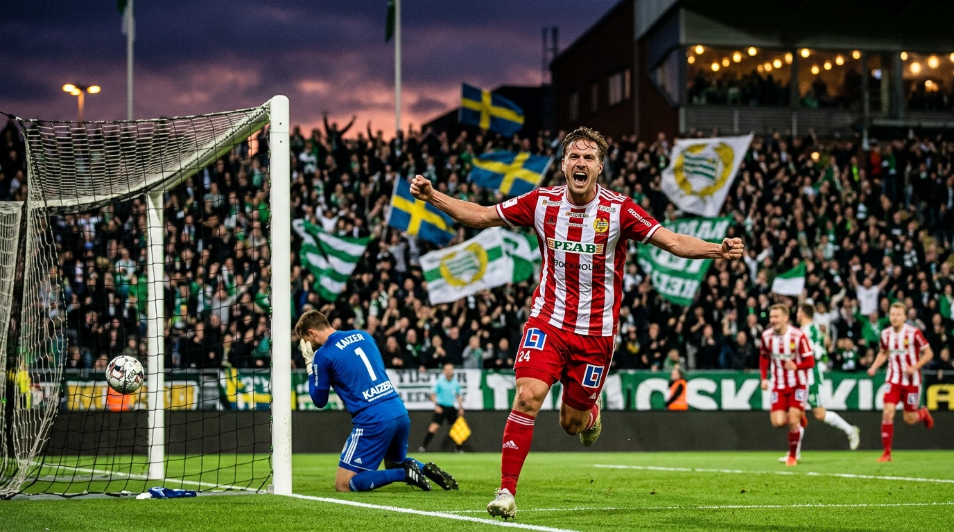 Häcken slog Gais med 2–1 i Göteborgsderbyt – ligger tvåa i allsvenskan