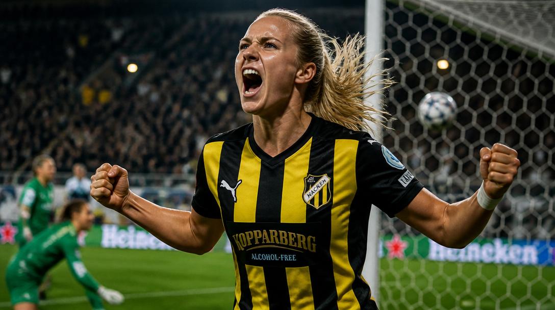 Häcken vann med 3-2 mot Uppsala, trots kaos med planbyten