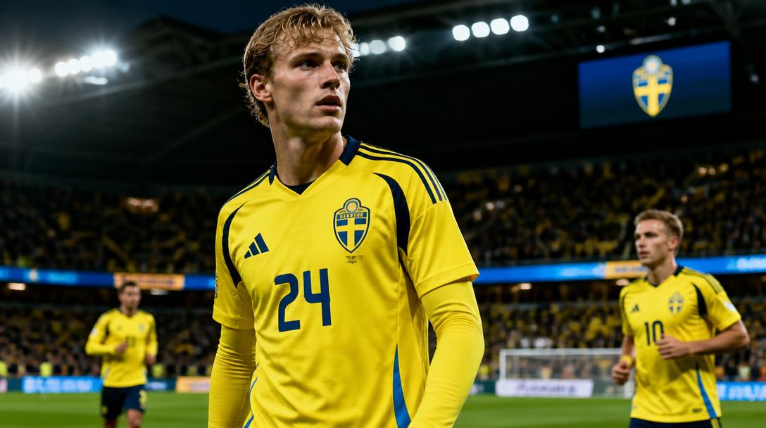 Hampus Skoglund gör landslagsdebut mot Bosnien-Hercegovina i kväll