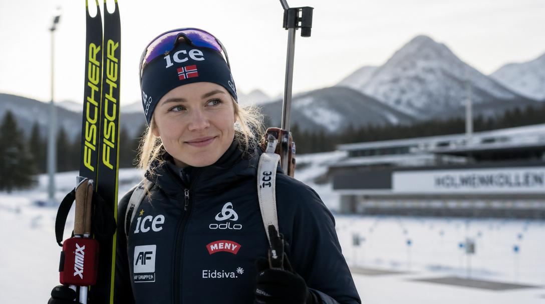 Hanna Öberg och Martin Ponsiluoma väntar sitt första barn