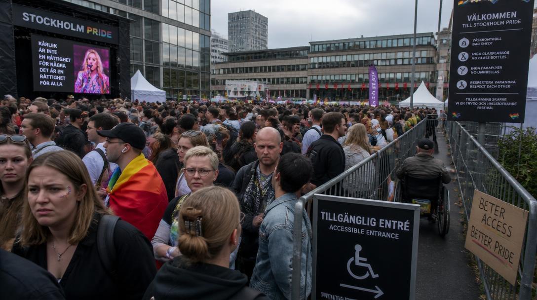 Hård kritik mot Stockholm Prides nya festivalområde i Slakthusområdet