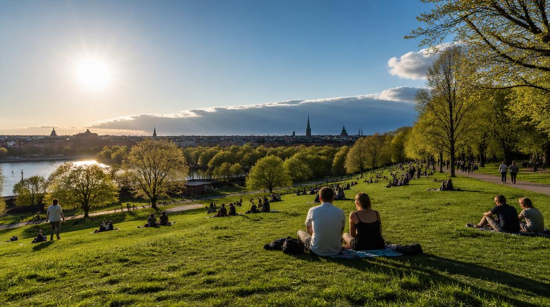 Högsommarvärme slår till på valborg, men regn väntar redan på lördag