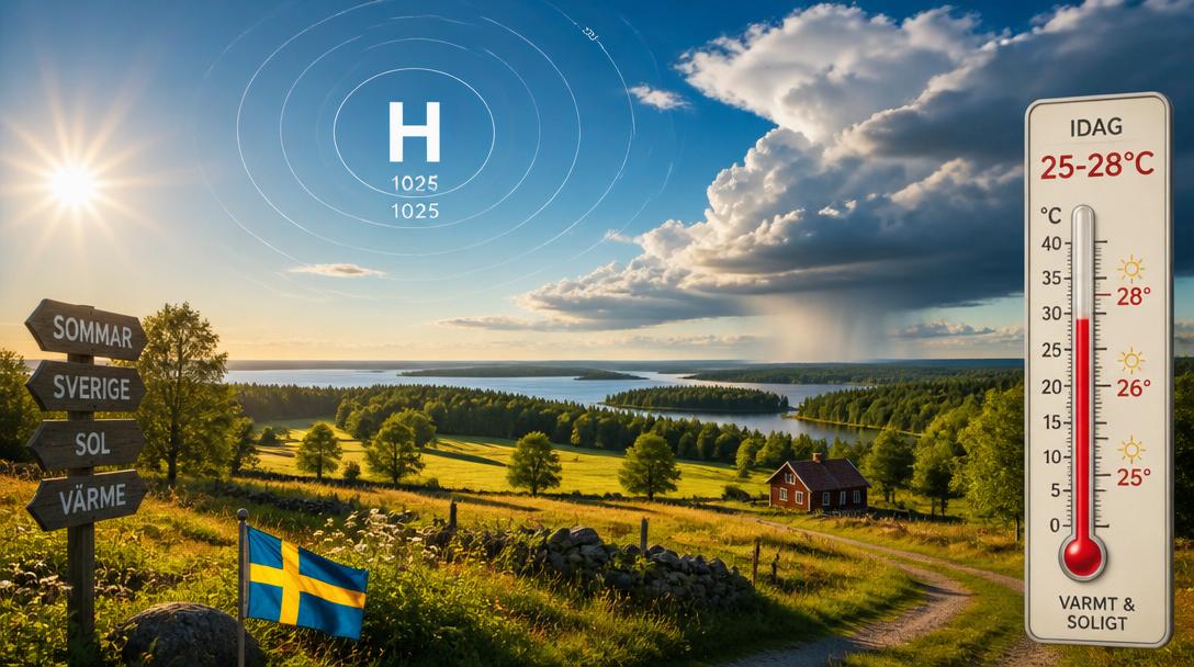 Högsommarvärmen kan vara tillbaka i mitten av nästa vecka