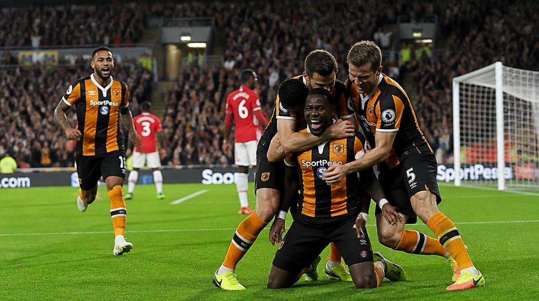 Hull City slog Manchester United 2–0 i Strouds Premier League-debut