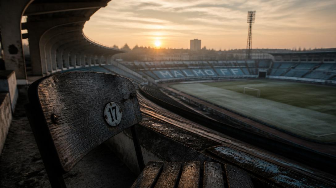 Hundratals köade från gryningen för att få med sig en stol från Malmö stadion