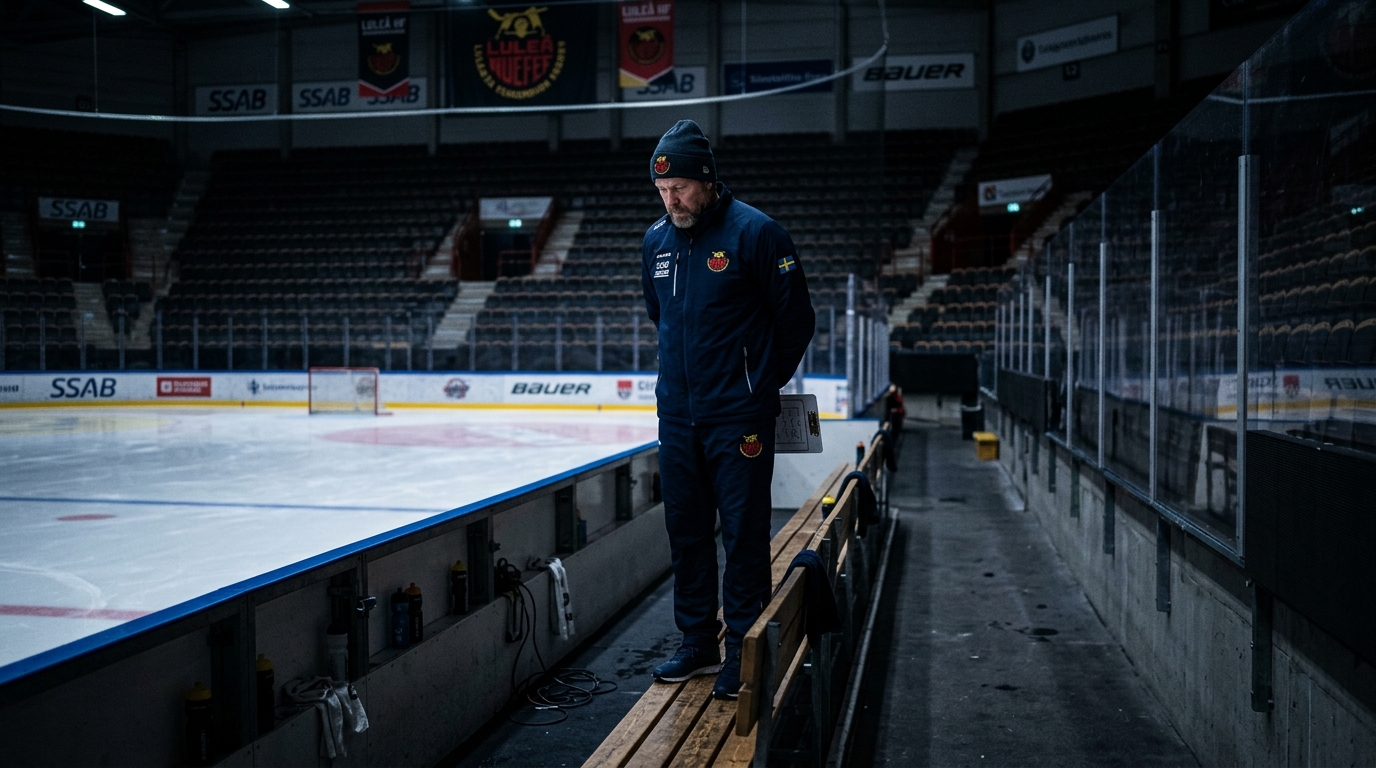 HV71 sparkar huvudtränaren Anton Blomqvist efter två raka kval