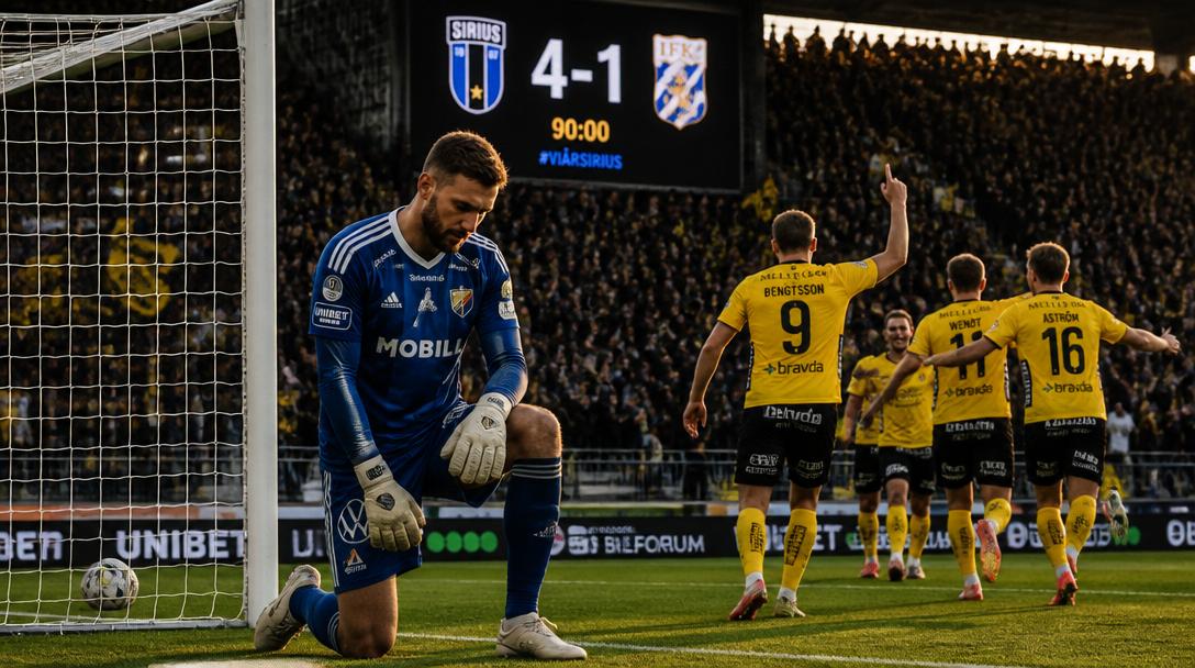 IFK Göteborg krossades av Sirius med 4–1: "Är knäckande"