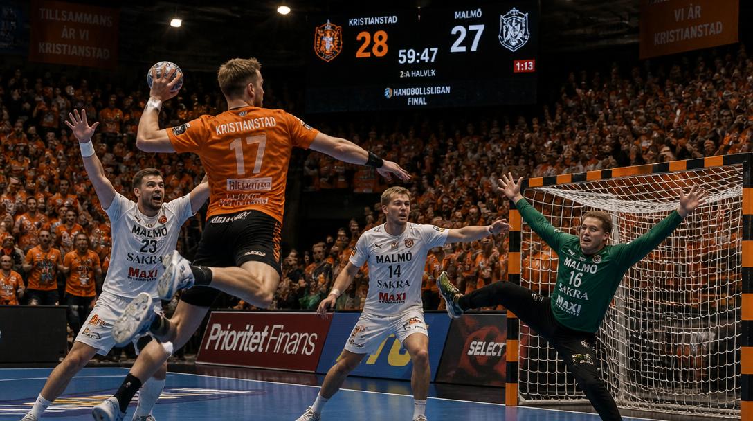 IFK Kristianstad tog tionde SM-guldet i dramatisk final mot Malmö