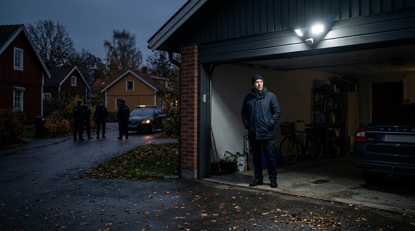Inbrott hos Jimmie Åkesson, konfronterade gärningsmannen ensam i garaget