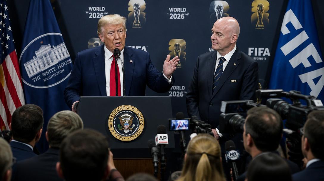 Infantino smickrade Trump: "Hade inte blivit succé utan dig"