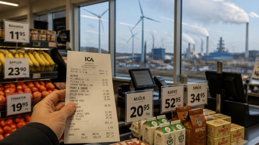 Inflationen rasade till 0,8 procent i april, långt under Riksbankens mål