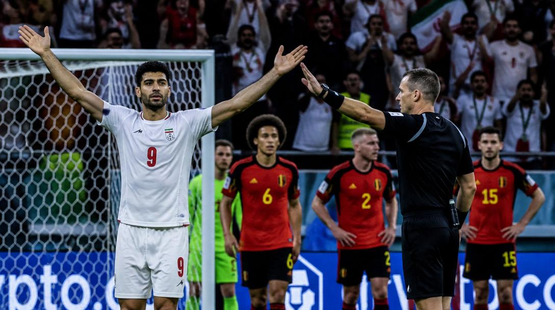 Iran möter Belgien i VM, 0–0 i halvtid efter borttaget Taremi-mål