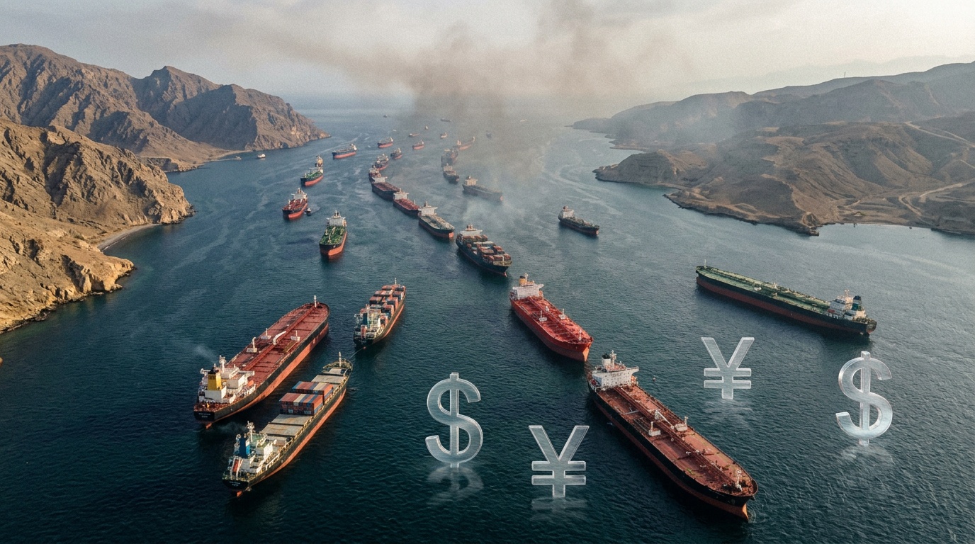 Iran villkorar oljetransporter genom Hormuzsundet med kinesisk yuan