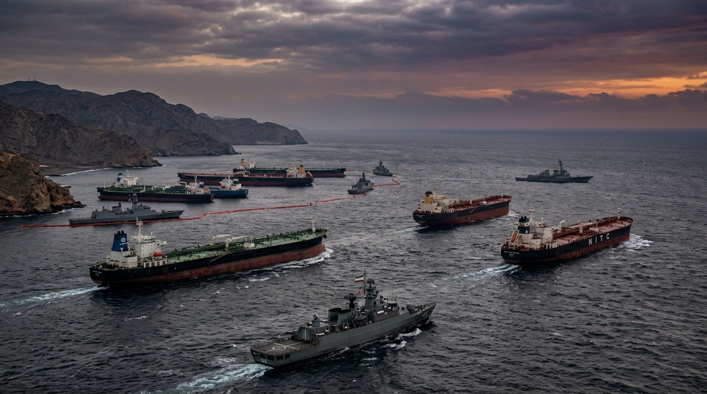 Irans olja fortsätter flöda trots stängd trafik i Hormuzsundet