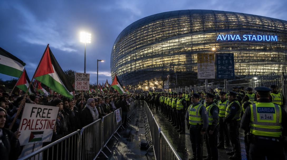Irland möter Israel i Nations League, med Gaza som bakgrund