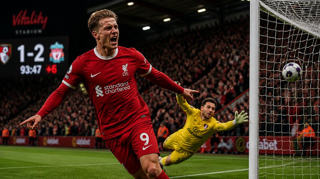 Isak avgjorde med sitt fjärde mål för säsongen när Liverpool slog Bournemouth