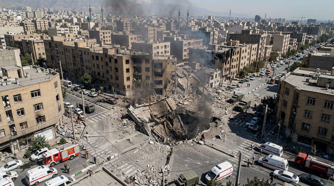 Israel: 50 stridsplan förstörde Khameneis bunker i centrala Teheran