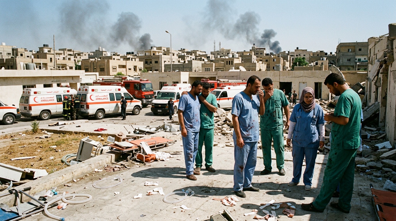 Israel dödar 12 vårdarbetare i attack mot vårdinrättning i södra Libanon