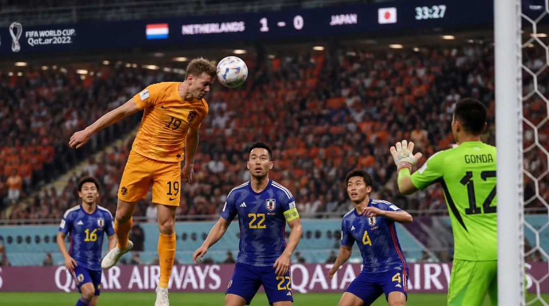 Japan kvitterade mot Nederländerna på tilläggstid i VM-gruppspelets dramatiska möte