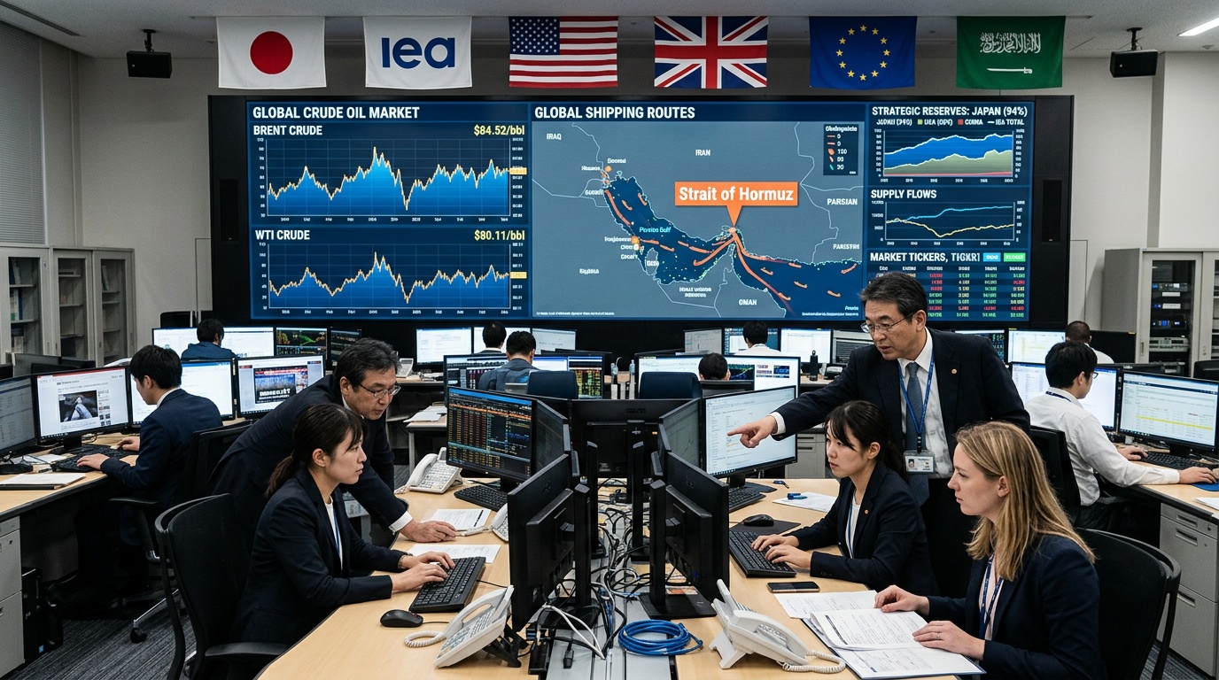 Japan och Tyskland öppnar oljereserverna för att dämpa prisuppgångar