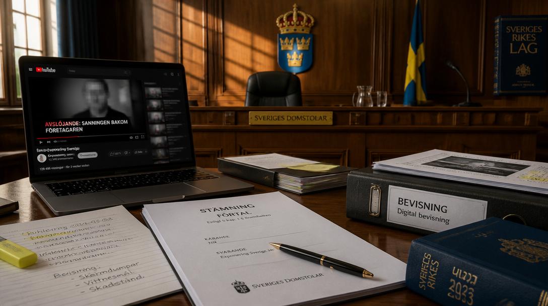 Joakim Lundells mamma stämmer honom på 50 000 kronor