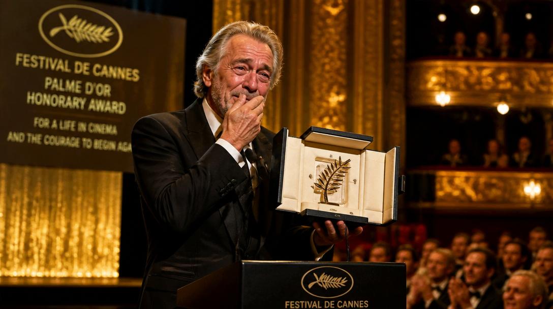 John Travolta fick överraskningspris i Cannes: "Större än en Oscar"