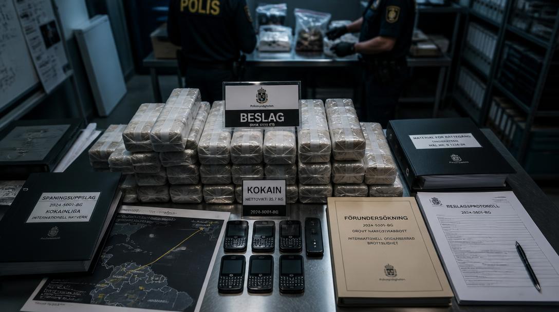 Jonas Falk döms till nio års fängelse för att ha smugglat 2,3 ton kokain