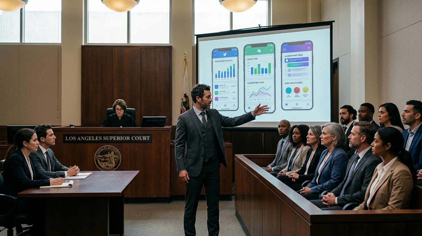 Jury ska avgöra banbrytande rättegång mot Meta och YouTube om sociala mediers beroende