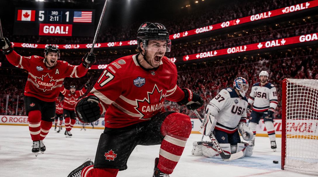 Kanada krossade USA med 4–0 i VM-kvartsfinal – Bouchard sänktes av Lindgren