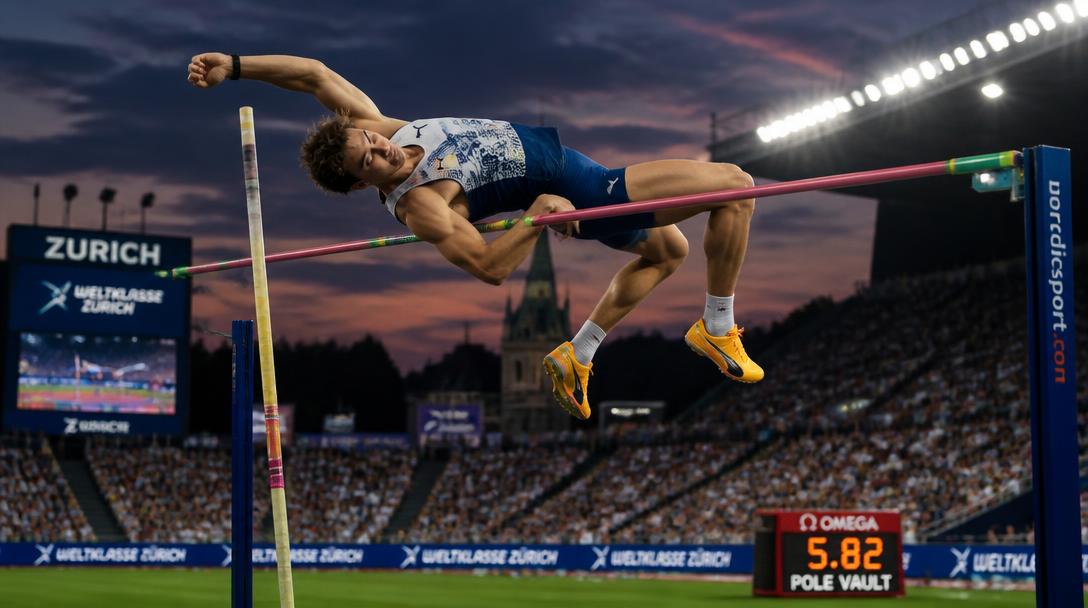 Karalis satte personbästa på 6,20 men Duplantis vann Diamond League i Zürich