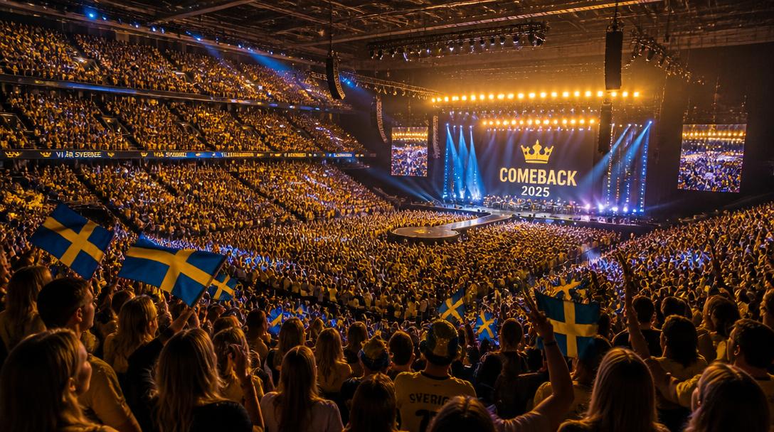 Killinggängets comeback säljer ut Avicii Arena, nio shower inbokade