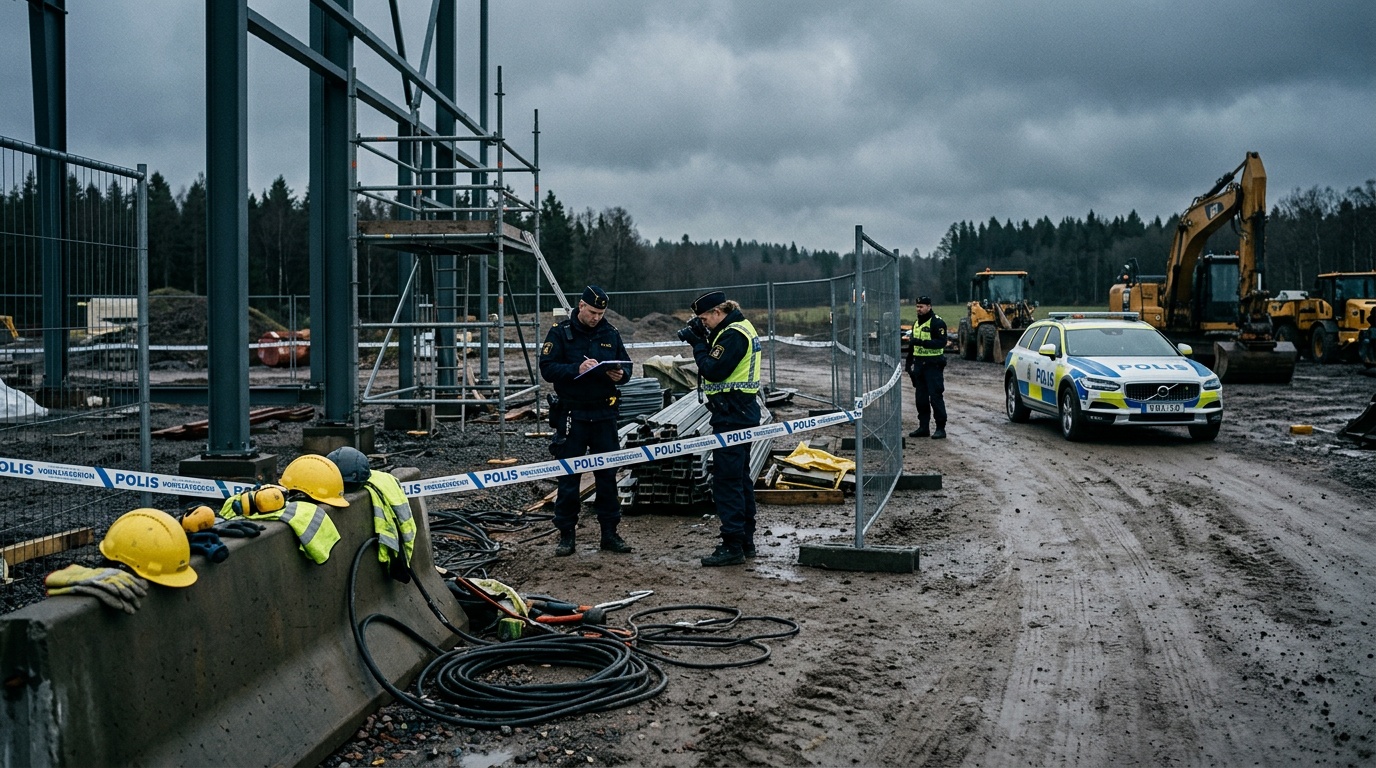 Kommunanställd man dog efter arbetsplatsolycka i Söderhamn